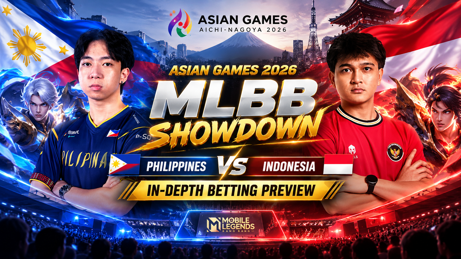 Asian Games 2026 MLBB Indonesia vs Philippines Esports Betting Preview